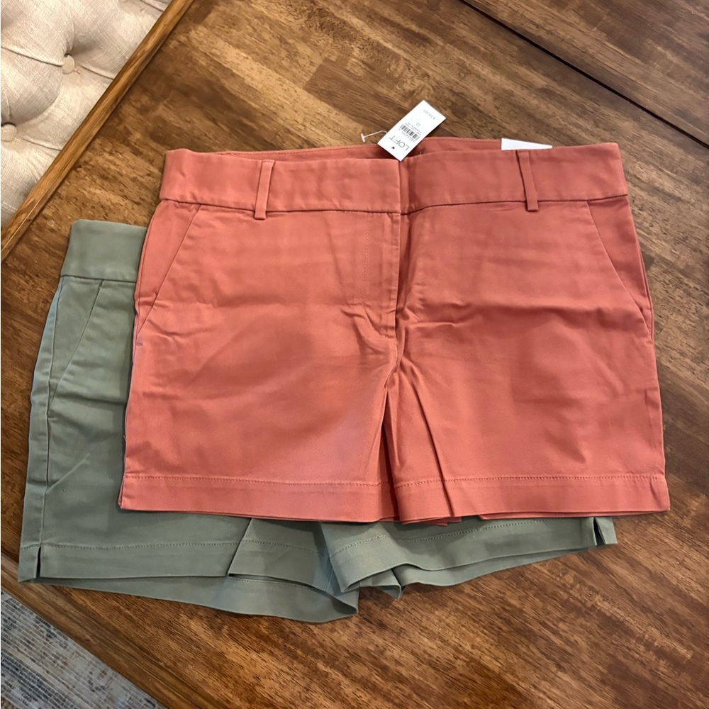 LOFT Chino Shorts - set of two